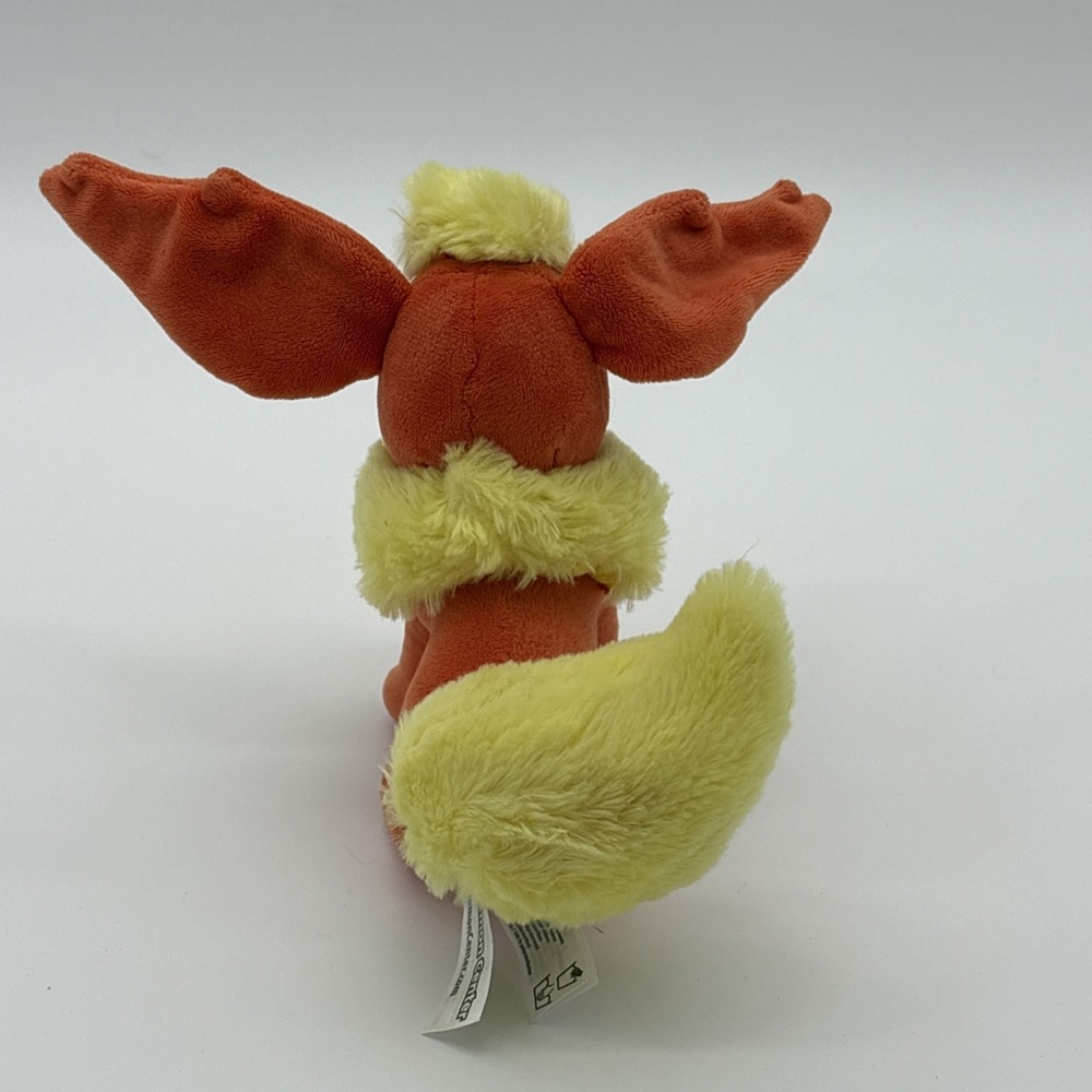 Pokemon Center Flareon Sitting Cuties Plush 6.5" Fit Toy Authentic 2017 - Picture 2 of 7